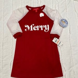 NWT Toddlers Merry Nightgown 2-3T